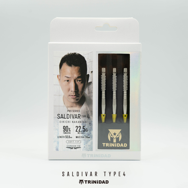 ダーツ バレル TRiNiDAD PRO Saldivar4 中西永吉 選手考案モデル