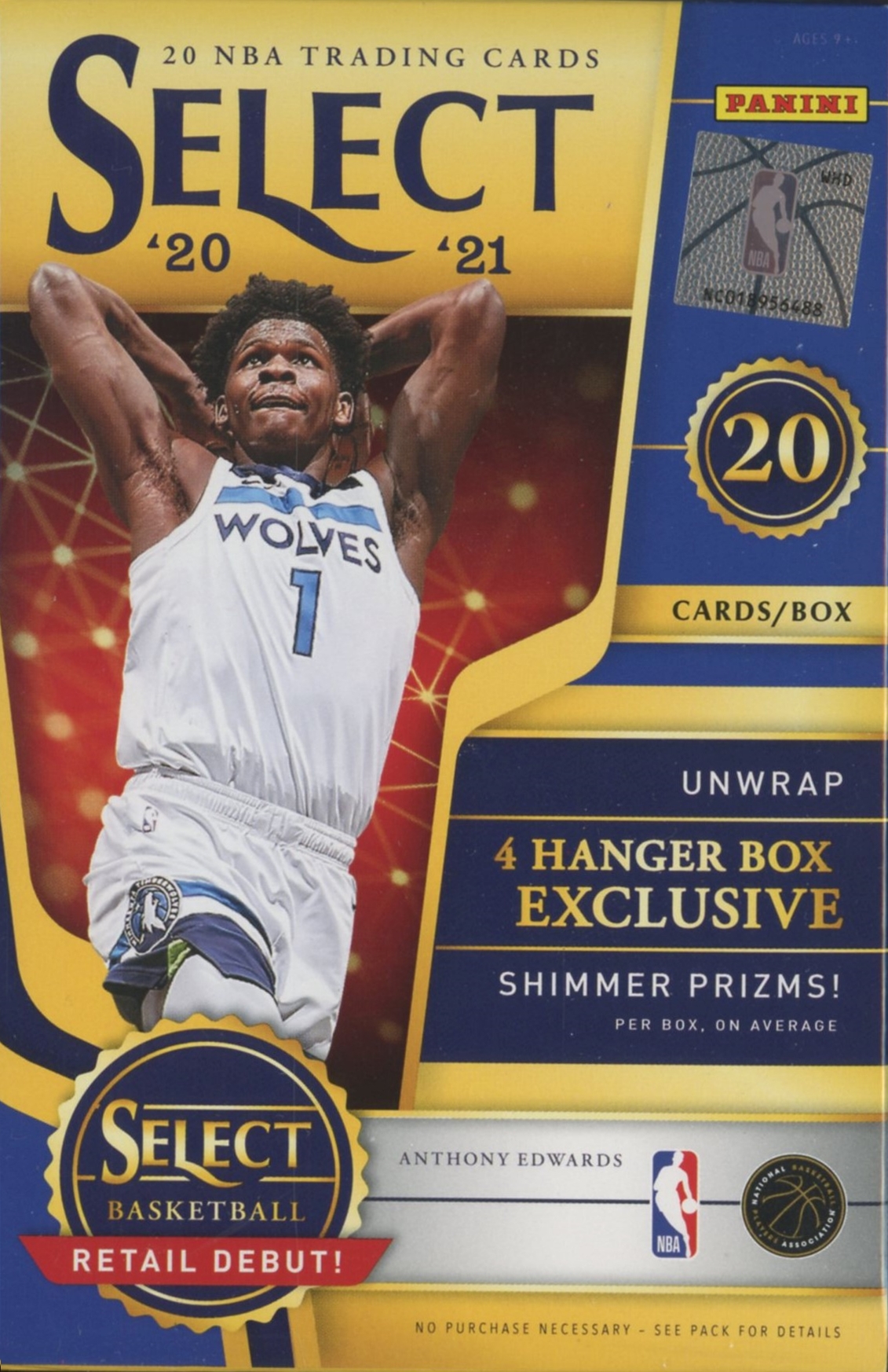 🏀 NBA 2020-21 PANINI SELECT BASKETBALL NPP HANGER BOX【製品情報