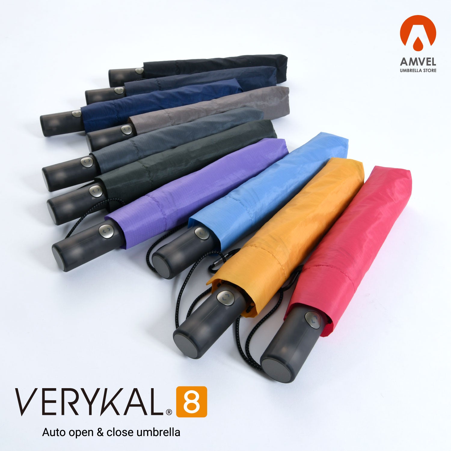 VERYKAL8（ベリカル8）｜超軽量230g 丈夫な8本骨 自動開閉 折りたたみ