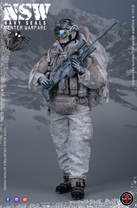 Soldier Story】SS109 1/6 NSW WINTER WARFARE “MARKSMAN” Navy SEALs