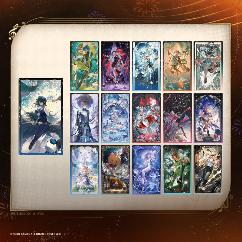 Wuthering Waves Tides and Stars Themed Gift Card Collection