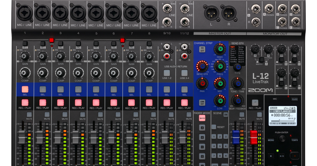 LiveTrak L-12 | Buy Now | ZOOM