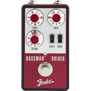 Fender Bassman Reverb - 2種類のリバーブを搭載するベース用ペダル