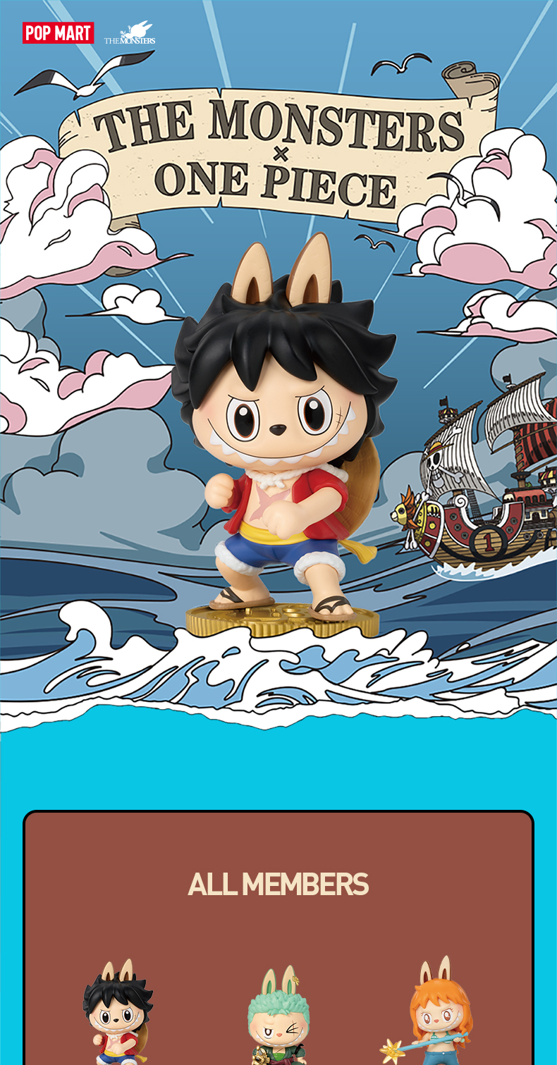 One Piece Figures - THE MONSTERS × One Piece Series Blind Box
