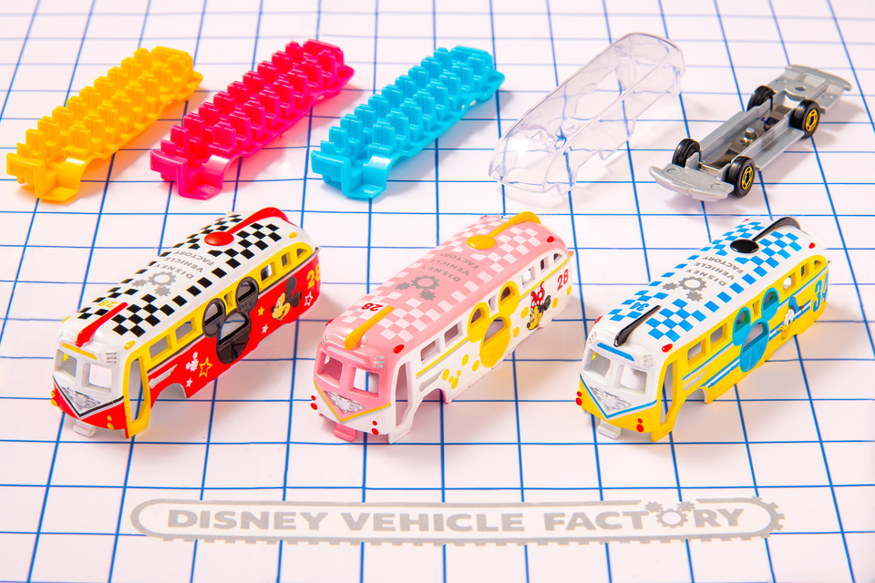 ディズニー・ビークル・ファクトリー」第2弾登場。ミッキーやミニー