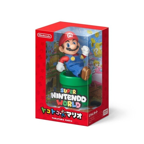 任天堂、マリオを手で押して遊べるおもちゃ「トコトコマリオ」を発表