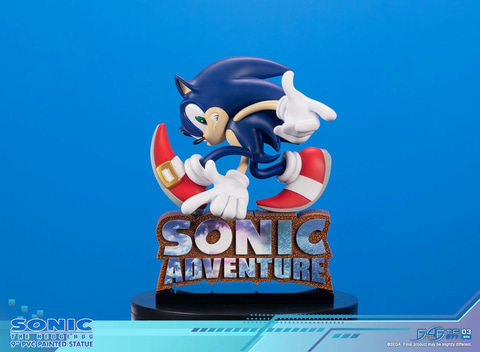 ソニックアドベンチャー」のメインビジュアルを再現！ フィギュア