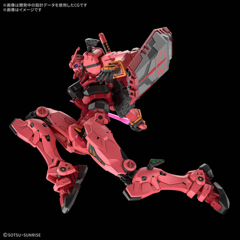 機動戦士Gundam GQuuuuuuX」より「軍警ザク」、「赤いガンダム」、「軽