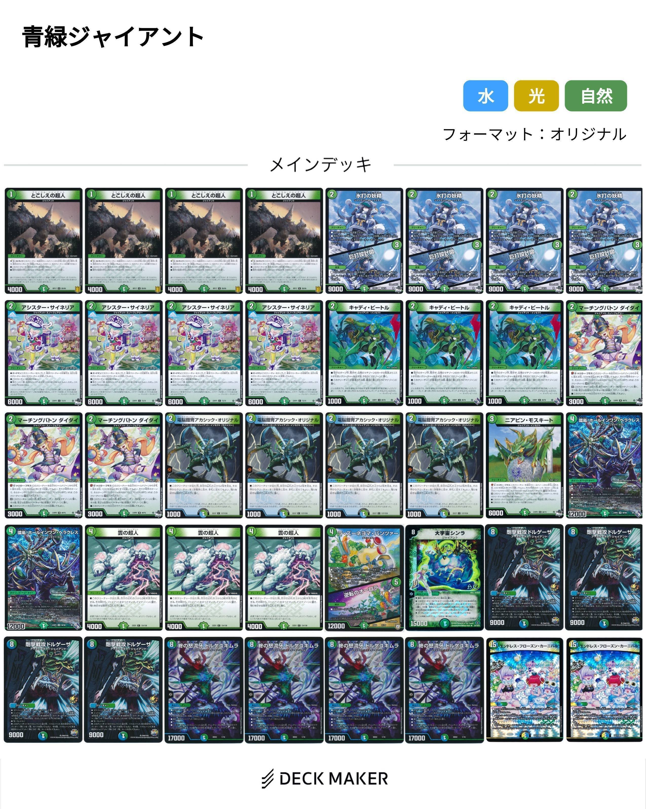 青緑ジャイアント使いによる新弾ジャイアント評価｜fanction