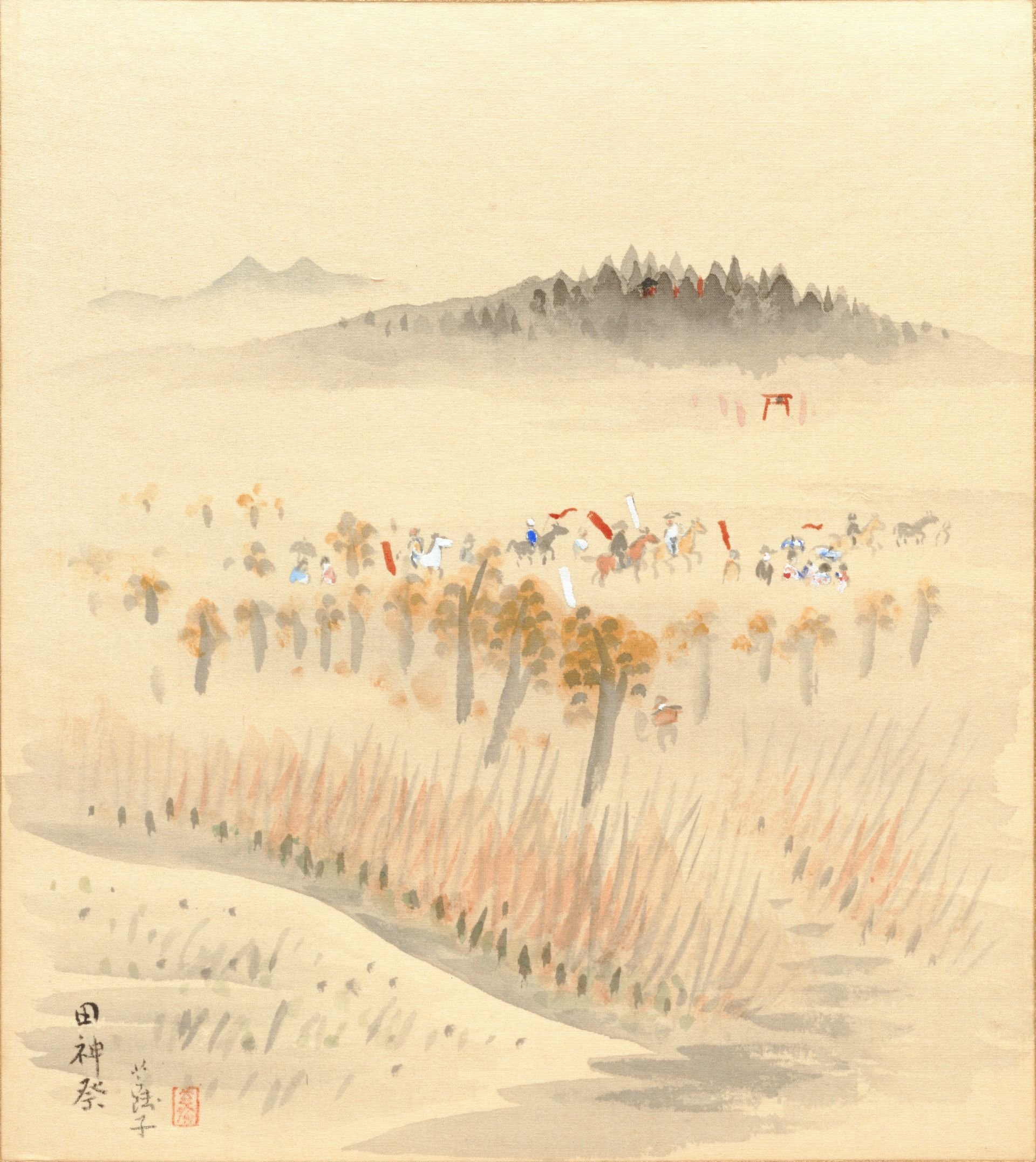 作品一覧】小川芋銭《十二ヶ月図》｜講談社野間記念館