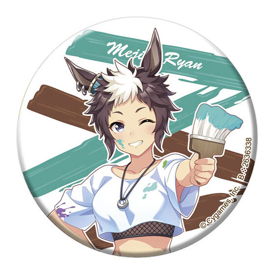 ウマ娘 プリティーダービー カプセル缶バッジ～ペインタースタイル