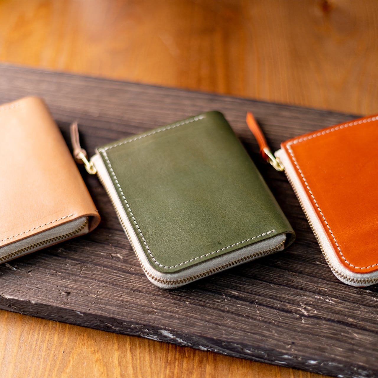 L字ファスナーミニ財布「マルツ」 | レザークラフト sisrey (シスレイ)