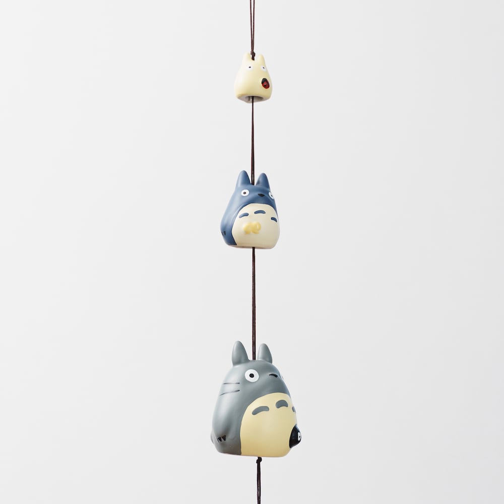 となりのトトロ 三連風鈴 大中小ならび（3413） | すすのこ商店