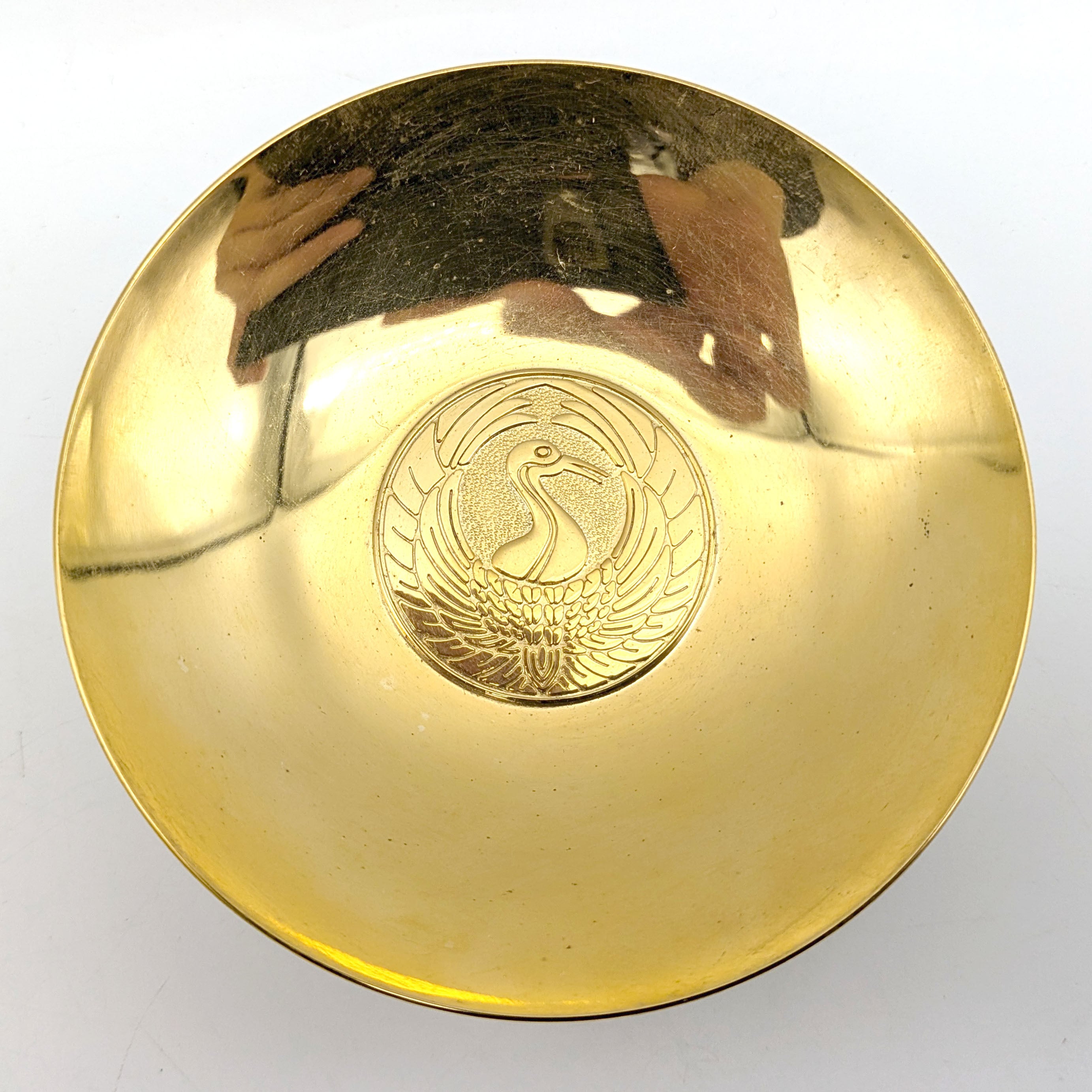 金盃・金杯・鶴紋・24KGP・No.241011-39・梱包サイズ60 | リサイクル