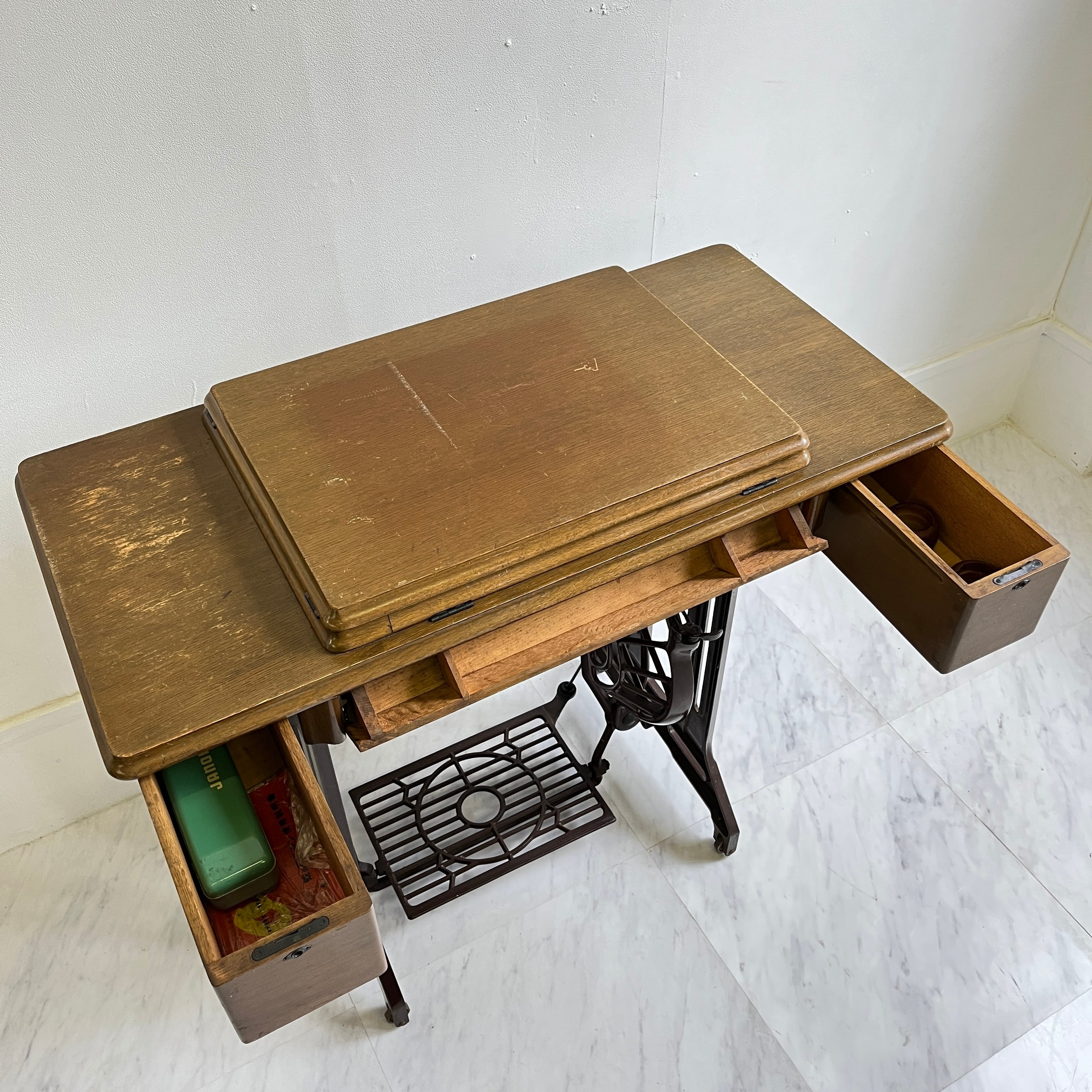 JANOME ジャノメ レトロ 足踏みミシン 作業台 | reberry