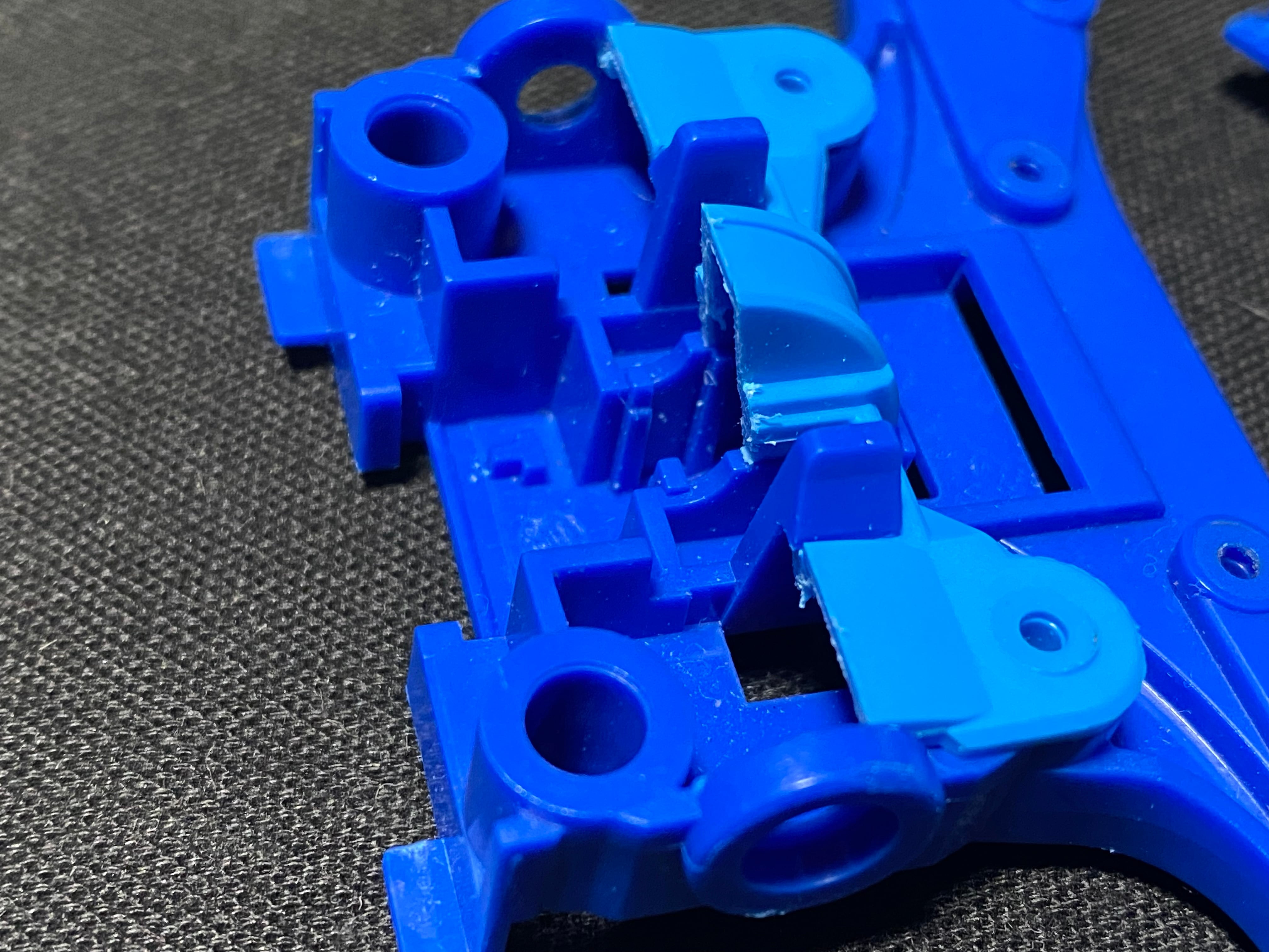 ミニ四駆】MSフレキ-Center TaperCutGuide 鳥居残し専用 v2.0 （1年