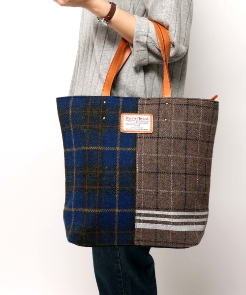 HARRIS TWEED（ハリスツイード）の「【Harris Tweed】パッチワーク