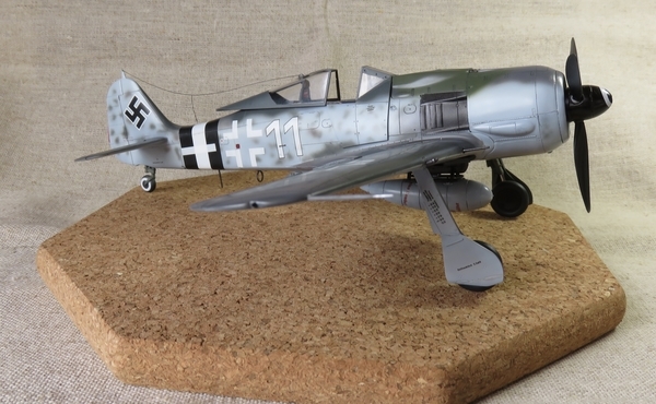 1/48 ハセガワ】 Fw190 A-8/R8 ボーデンプラッテ【10.完成】 - モデル