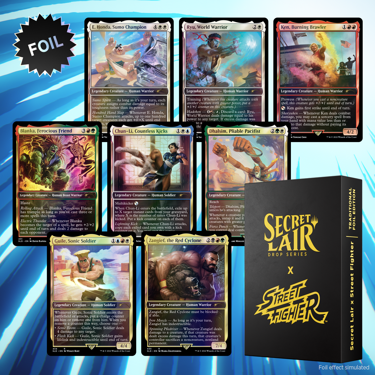 Secret Lair x Street Fighter Foil Edition | Secret Lair