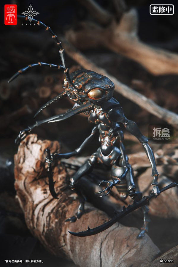 蜗之壳SAZEN ANT SOLDIERS 蚁兵蚂蚁昆虫可动成品模型- 拆盒