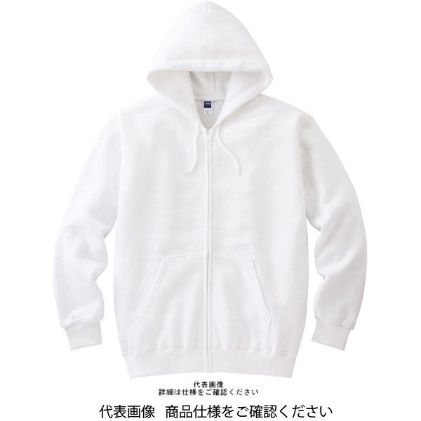 トムス ジップアップライトパーカー ホワイト M 00217-MLZ-001-M 1枚
