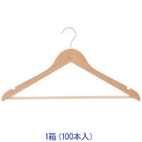 WOODドレスハンガー 1箱（100本入） I-Lex - アスクル