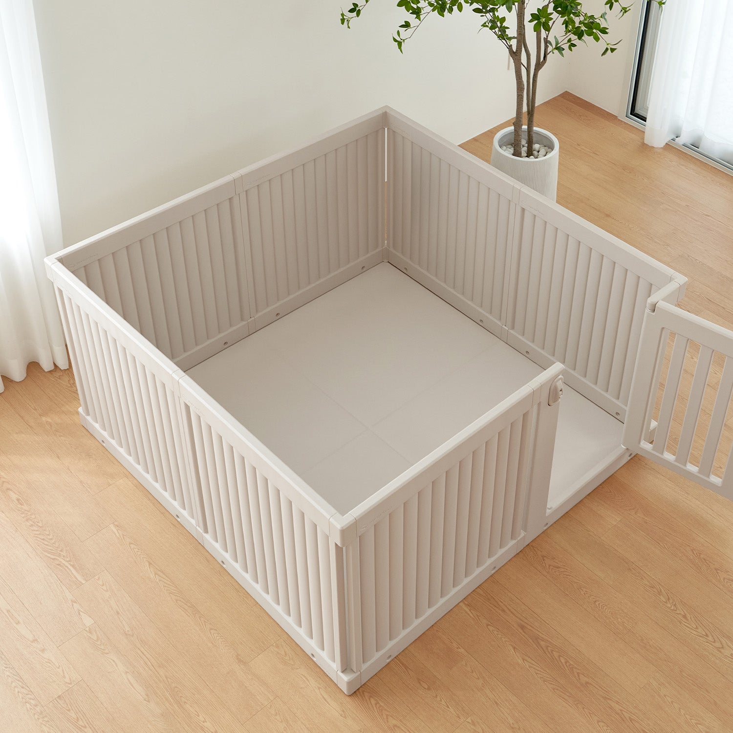 拡張できるペットルーム 専用マット【デラックス 130×130×0.4cm