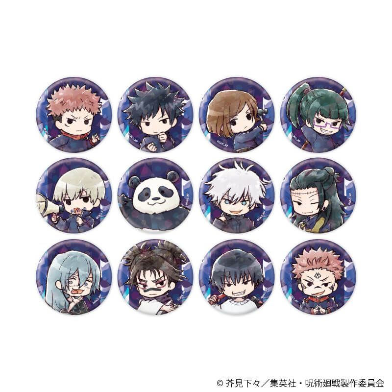 トレーディング缶バッジ(レア入り)「呪術廻戦」01/1BOX13個入り