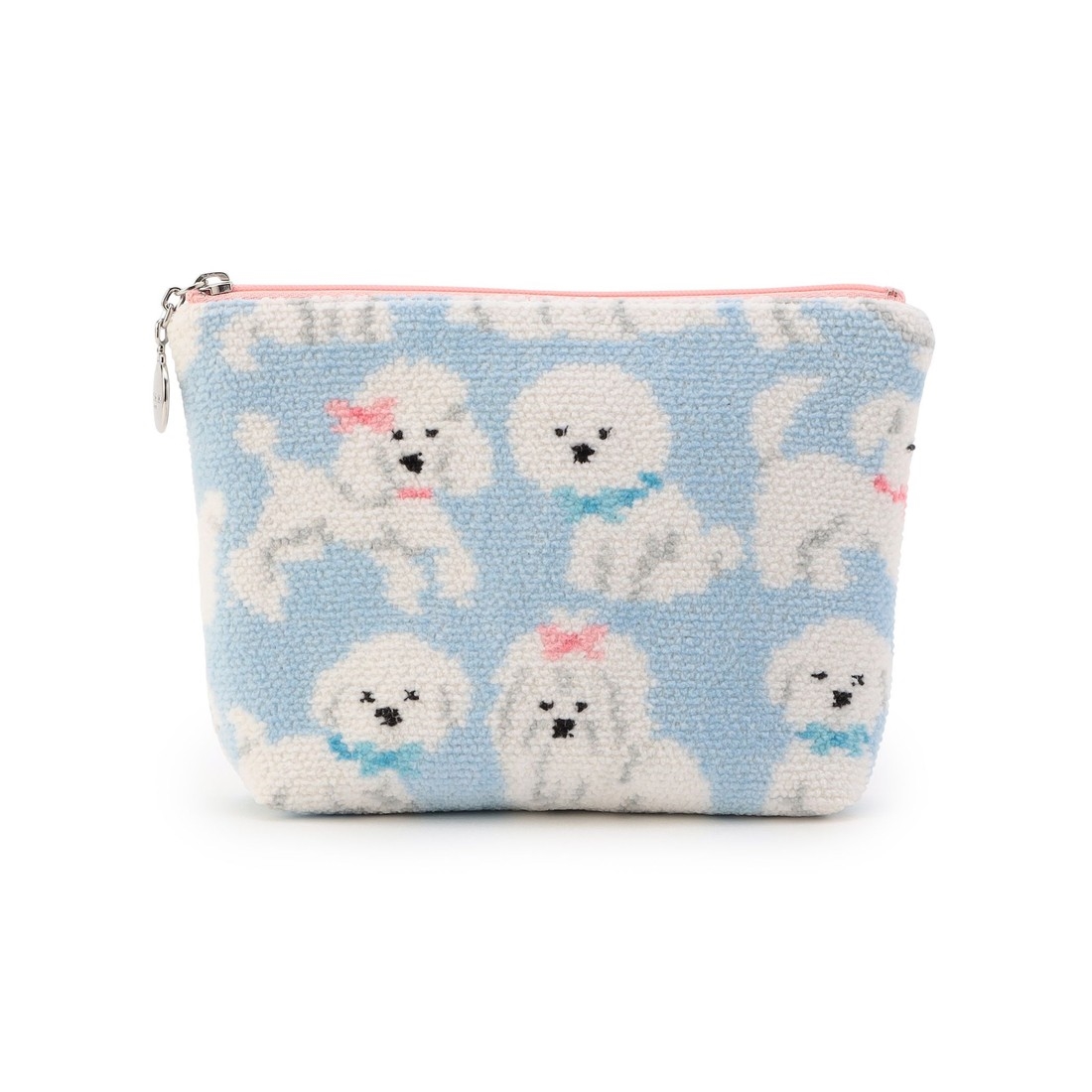 モフモフワンチャン 舟型ポーチM L/MWC-257365（WEB限定）(ペール