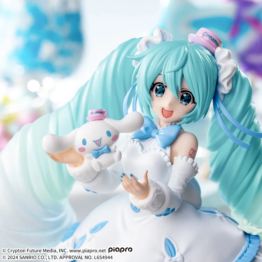初音ミクシリーズ Luminasta “初音ミク×シナモロール” ホワイトドレス