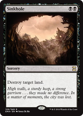 陥没孔/Sinkhole》[EMA] 黒R | 日本最大級 MTG通販サイト「晴れる屋」