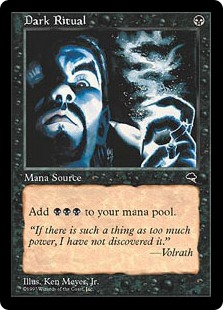 暗黒の儀式/Dark Ritual》[TMP] 黒C | 日本最大級 MTG通販サイト