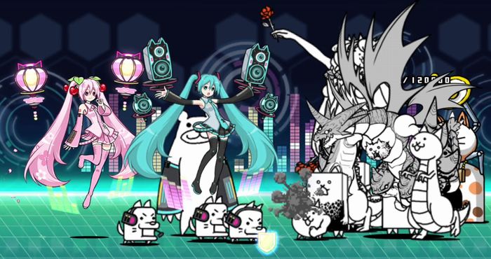 にゃんこ大戦争【攻略】: 初音ミクコラボステージ「MIKU CHERRY」をお