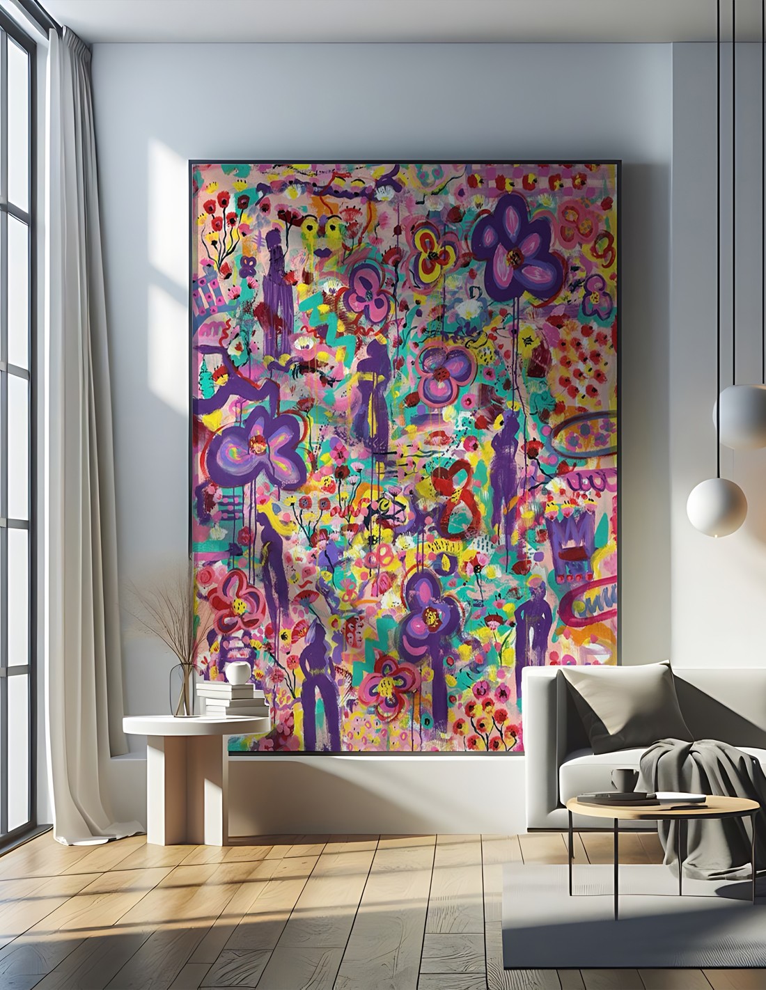 DAYDREAM. I FELL ASLEEP AMID THE FLOWERS – Giovanni K. Abstract