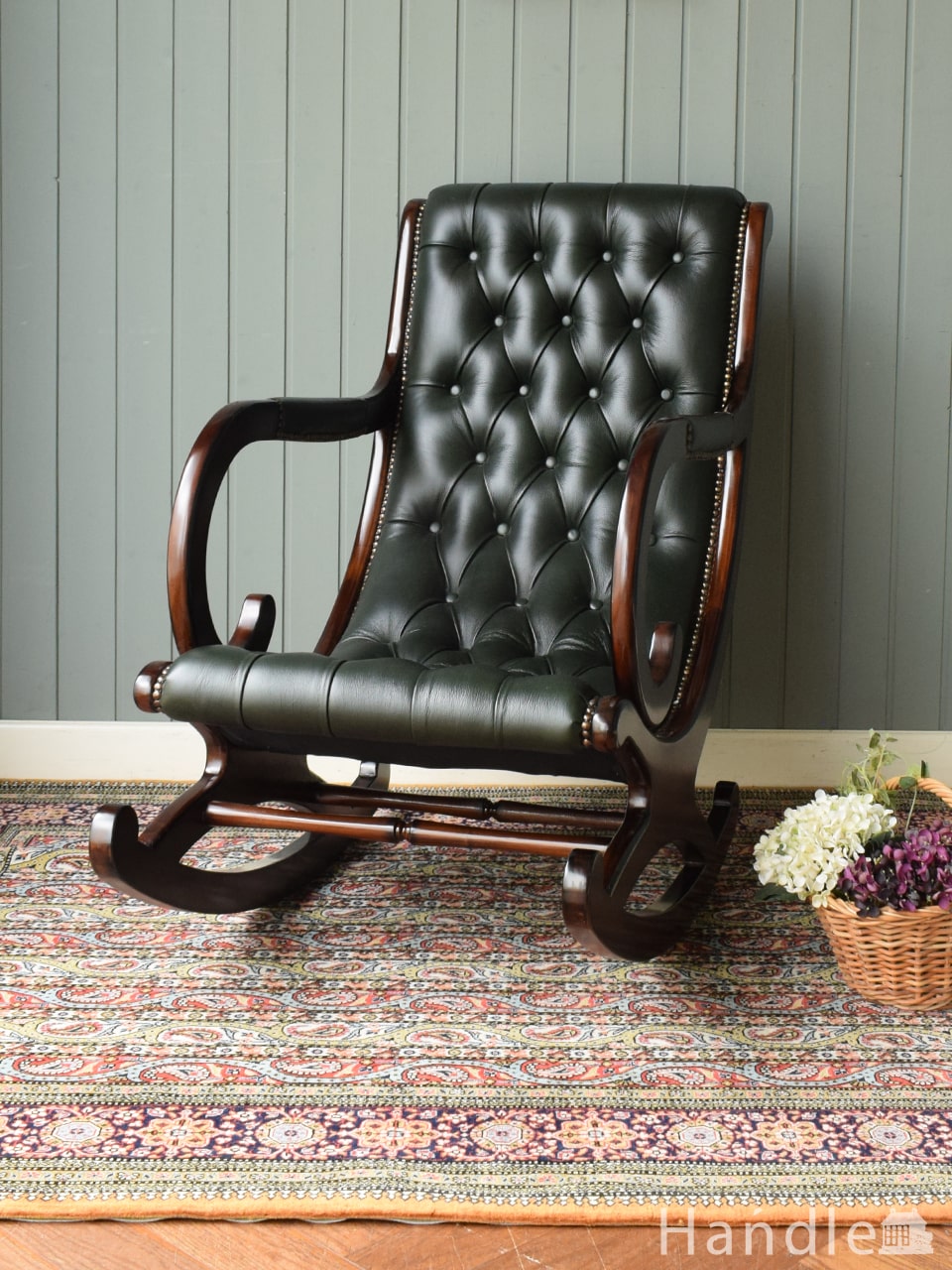 イギリス輸入のアンティークロッキングチェアParker Knoll(パーカー