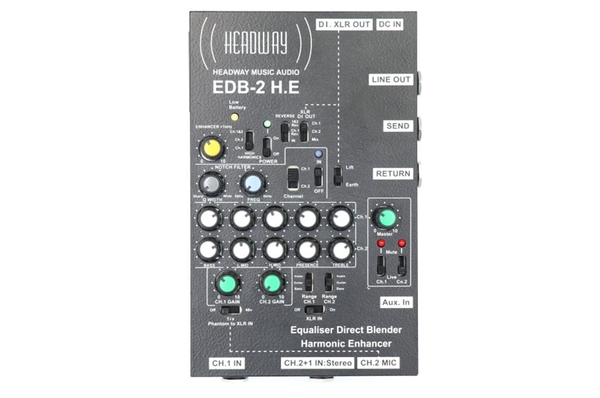 Headway Music Audio EDB-2 H.Eをレビュー。2系統の入出力に対応した多