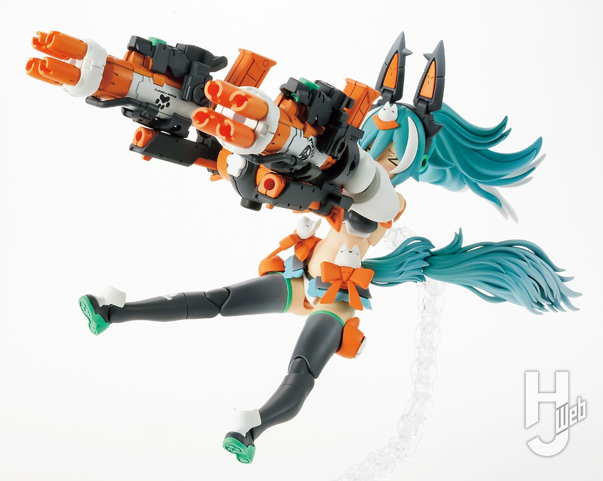 PUNI☆MOFU」3号機オオカミ娘「ラン」をプチカスタマイズ！武器と尻尾