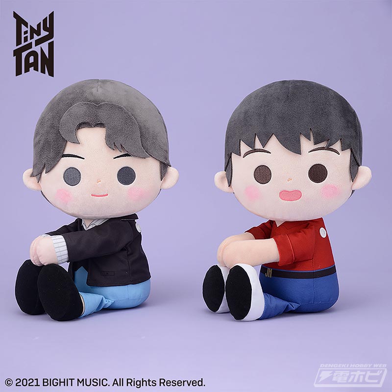 TinyTAN」のくっつきぬいぐるみと「＆ y♡u」仕様のモアプラス