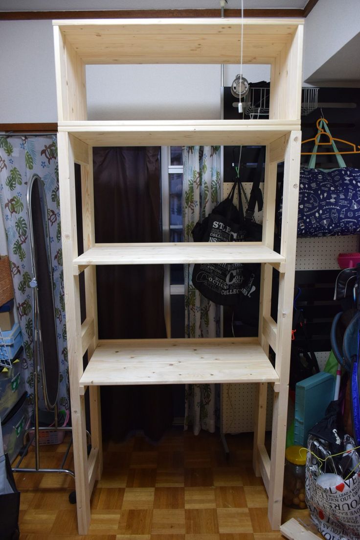 DIY】ツーバイフォー（2×4）材を使って大容量の棚を作ってみた