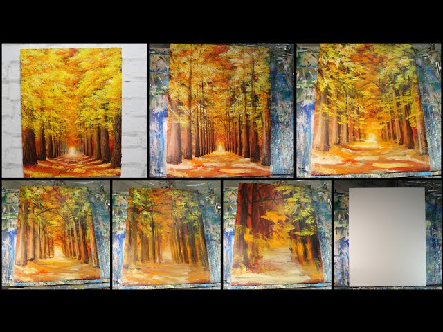 油絵】オーダー作品【黄金のトンネル】#油絵 #手書き #アート #絵画