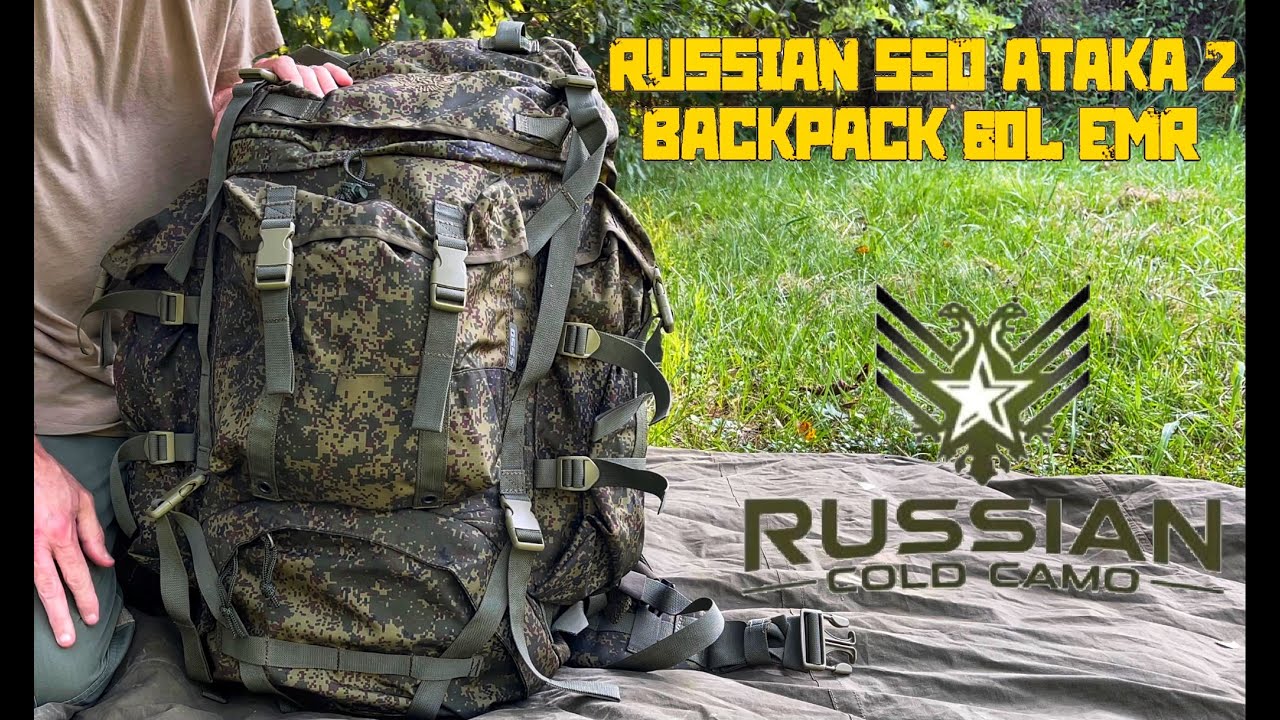 SSO ATAKA 2 Russian Military Backpack in (Digital Flora) EMR - YouTube
