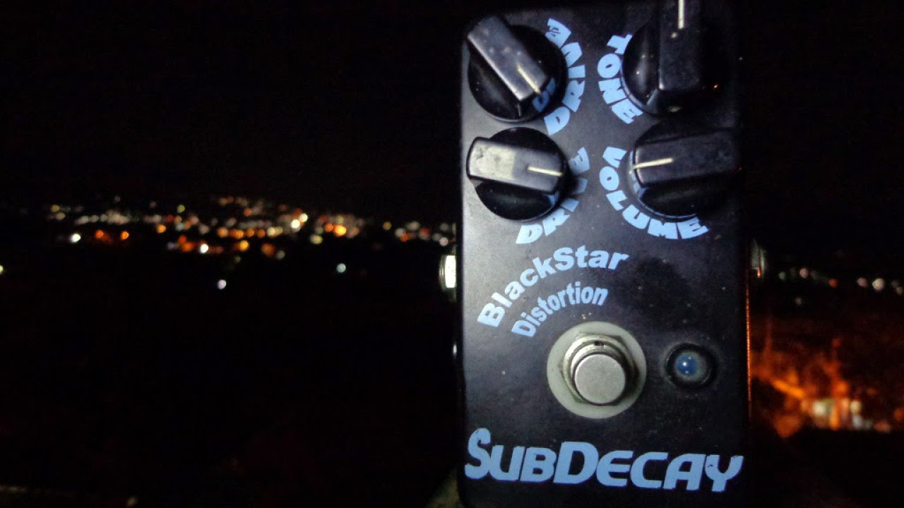 Subdecay Blackstar Distortion Pedal (first pedal version) shootout