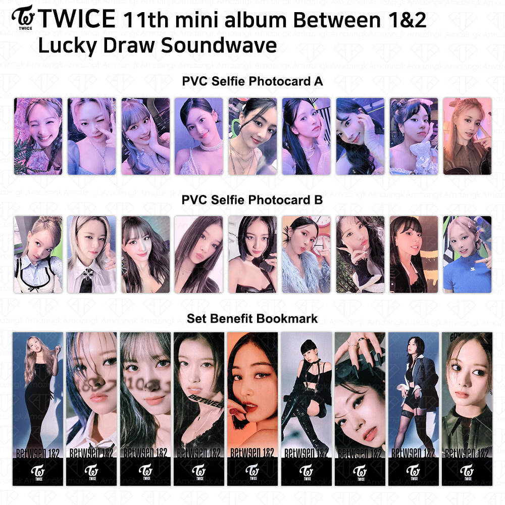 TWICE 11th Mini Album Between 1&2 Lucky Draw Set Benefit Soundwave