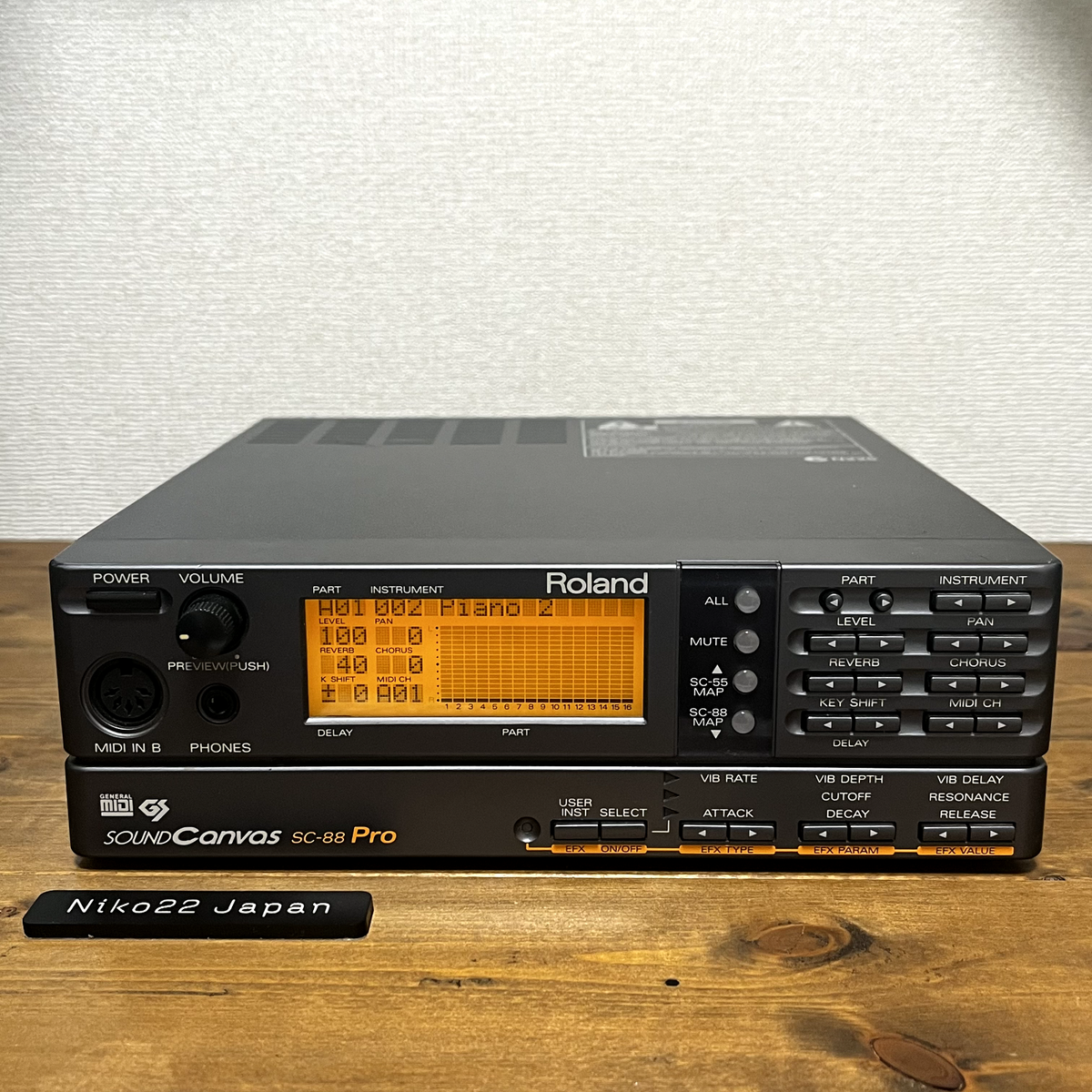 Roland SC-88 pro SOUND Canvas General MIDI sound modules From