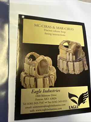 USMC Plate Carrier Vest MC-CIRAS Eagle Industries Coyote 