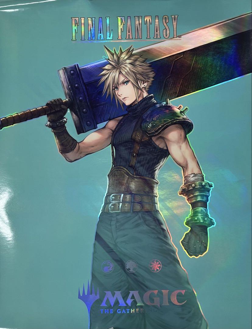 MTG Final Fantasy Cloud FOIL Promo Poster Limited Magic Crossover