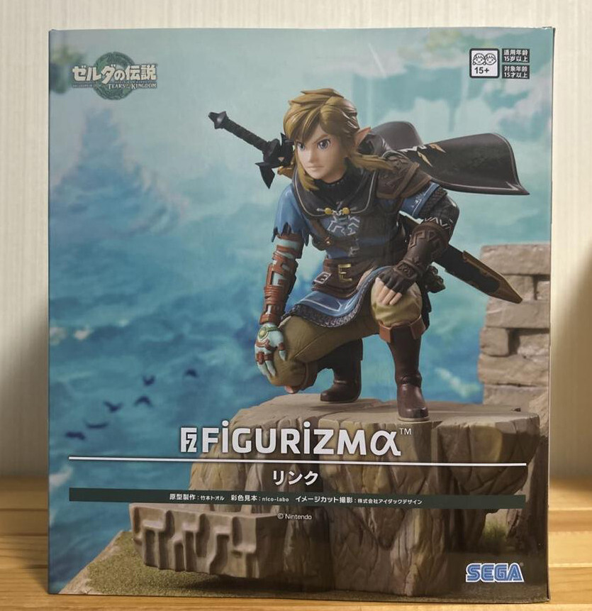 Japan Authentic Zelda Tears of the Kingdom Figurizm Alpha Link