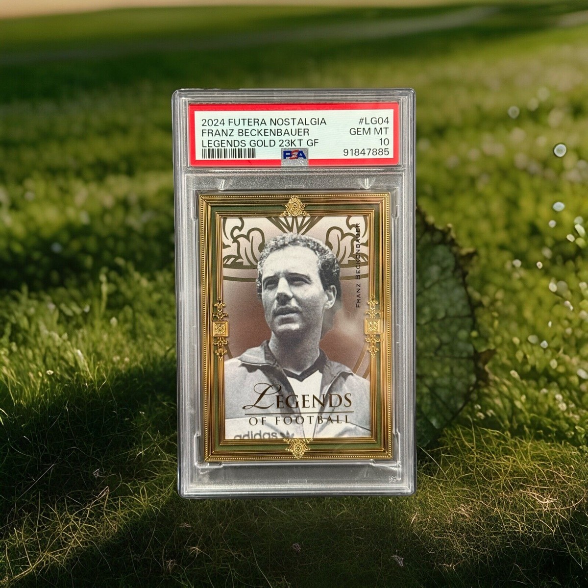 2024 Futera Nostalgia Franz Beckenbauer Legends Gold Framed Jersey