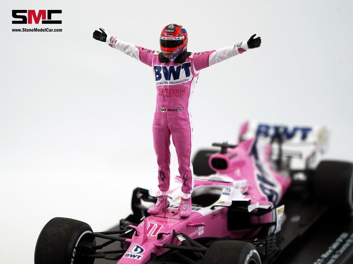 Racing Point F1 RP20 Sergio Perez Sakhir 2020 1st Career Win 1:18