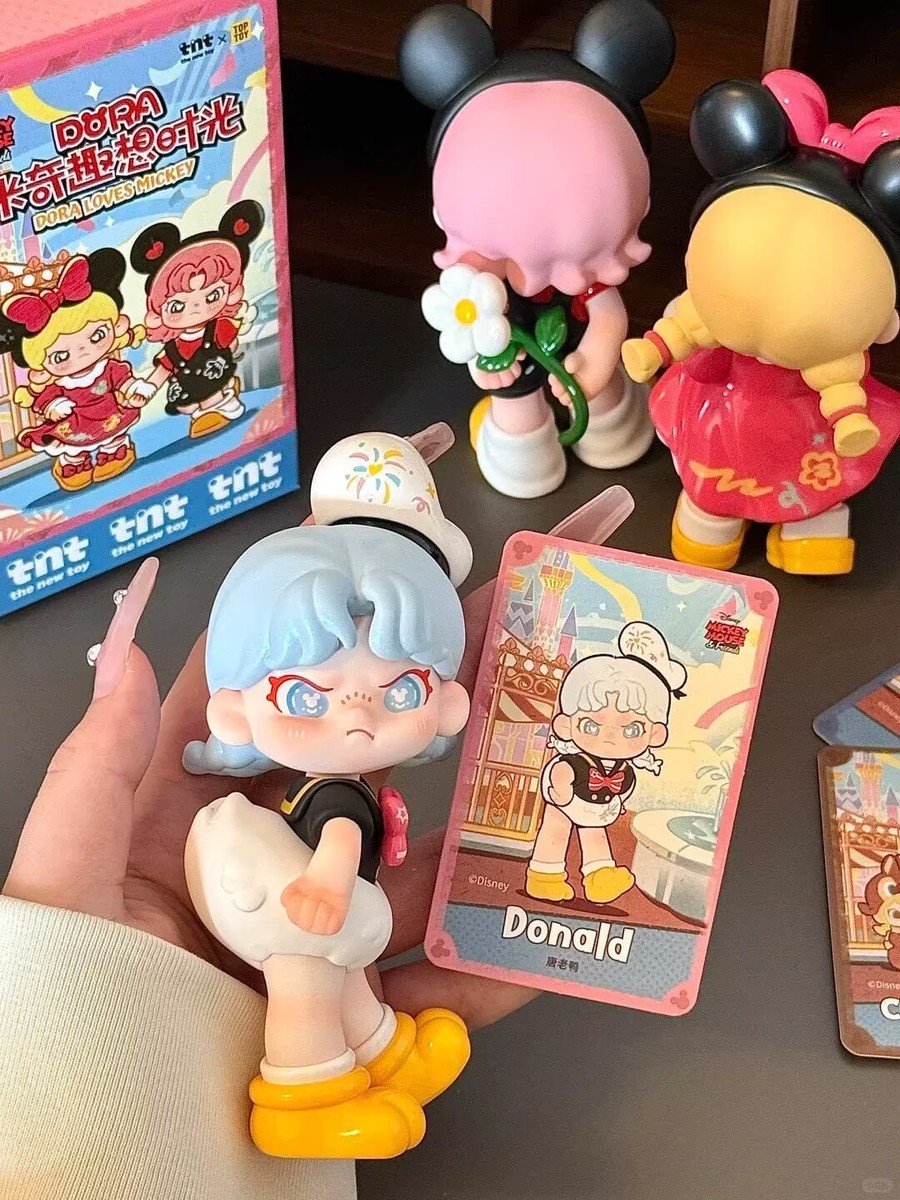 TOPTOY DORA Loves Mickey Series Blind Box Figures Toy New